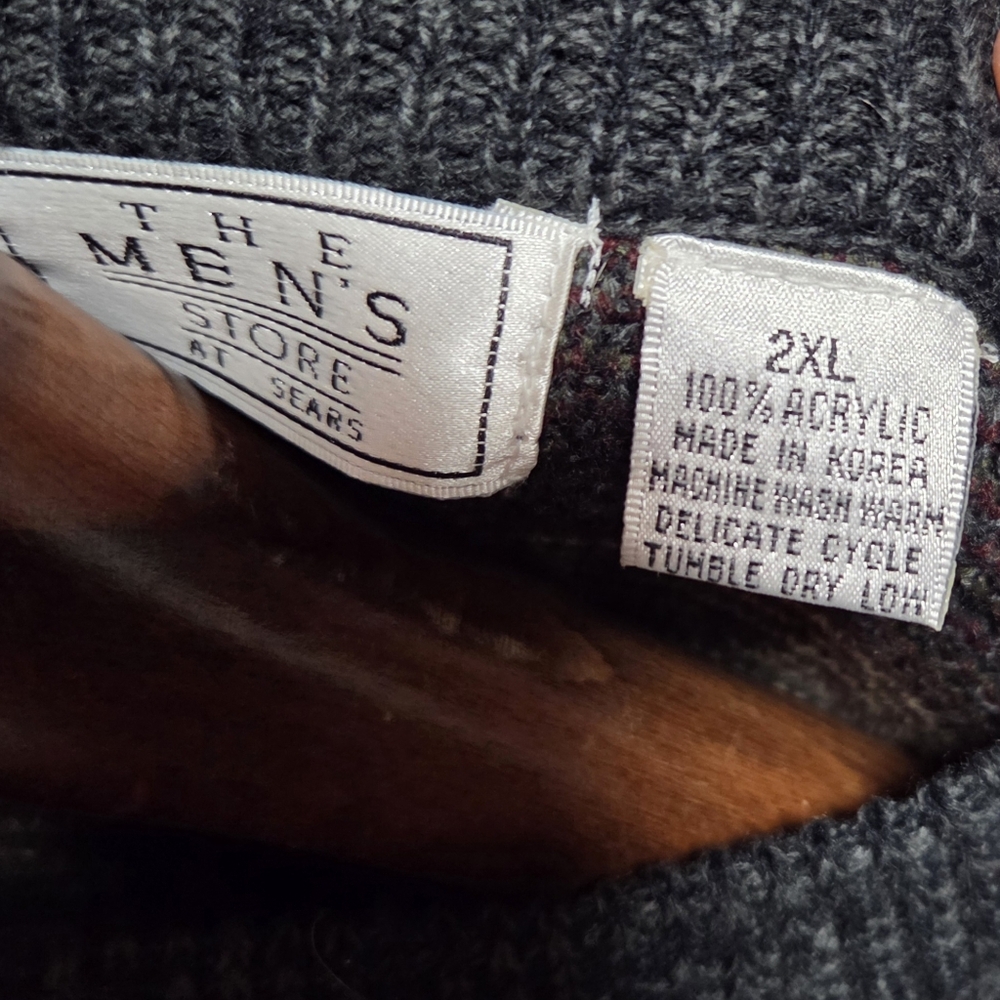 Vintage Sears The Mens Store Cosby Patterned Crewneck Sweater - Picture 5 of 5
